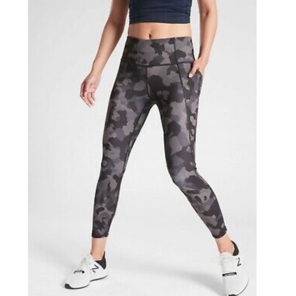 Athleta Pants - Athleta- Lightning Camo 7/8 tight size: S